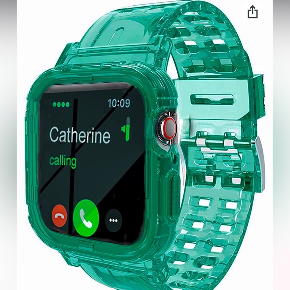 Other - APPLE WATCH 41mm Jelly Crystal Silicone Case Strap Watch Band